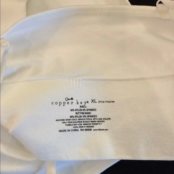 Copper Key White Bandeau - Picture 3 of 3